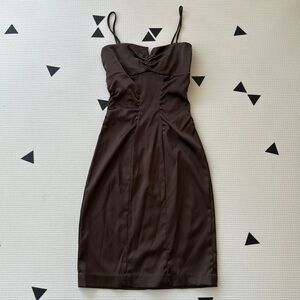 BNWT Cache Brown Dress